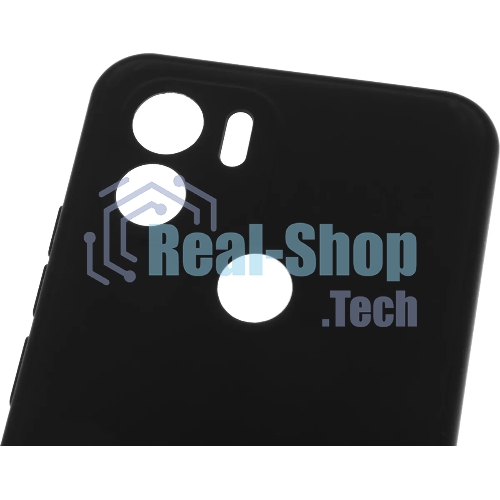 Чехол (клип-кейс) BoraSCO для Xiaomi Redmi A1+ Silicone Case черный (70938)