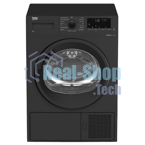 Сушильная машина Beko DF7412Gb черный, 8 кг, сушка - тепловой насос, программ - 15, 59.7 x 84.6 x 53.7 см