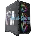 Компьютерный корпус Montech AIR 903 MAX черный без БП ATX 3x140мм 2xUSB3.0 1xUSB3.1 audio bott PSU