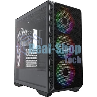 Компьютерный корпус Montech AIR 903 MAX черный без БП ATX 3x140мм 2xUSB3.0 1xUSB3.1 audio bott PSU