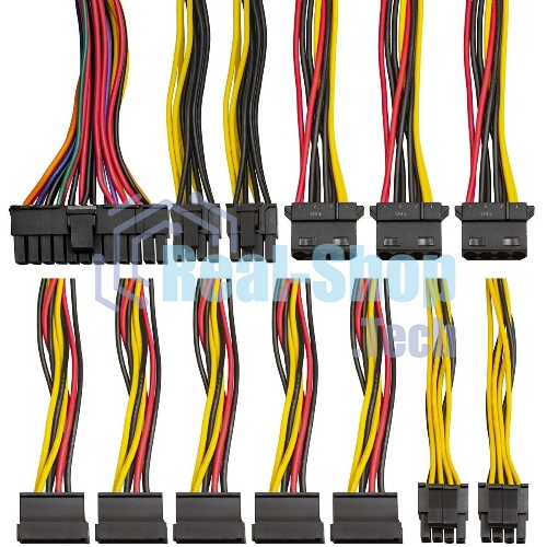 Блок питания ExeGate 850NPX (EX292244RUS-PC), 850W, (ATX, PC, 12cm fan, 24pin, 2x(4+4)pin, 2xPCI-E, 5xSATA, 3xIDE, черный, кабель 220V в комплекте 1,8м)