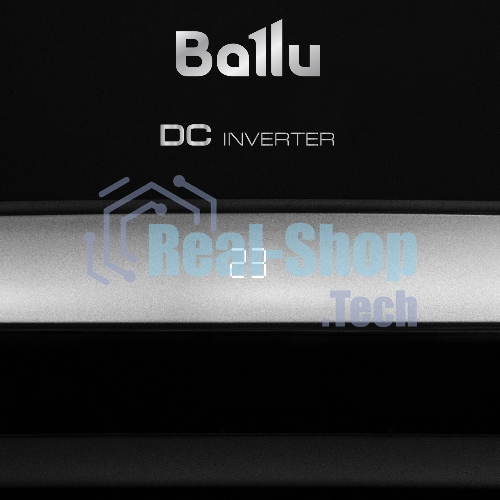 Внутренний блок сплит-системы Ballu BSPI/in-10HN8/BL/EU инвертор, 10000 BTU, 27 м², 21 дБ, охлаждение, обогрев, осушение, черный