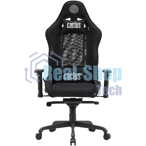 Кресло Cactus CS-CHR-MC04-BBK черный, экокожа