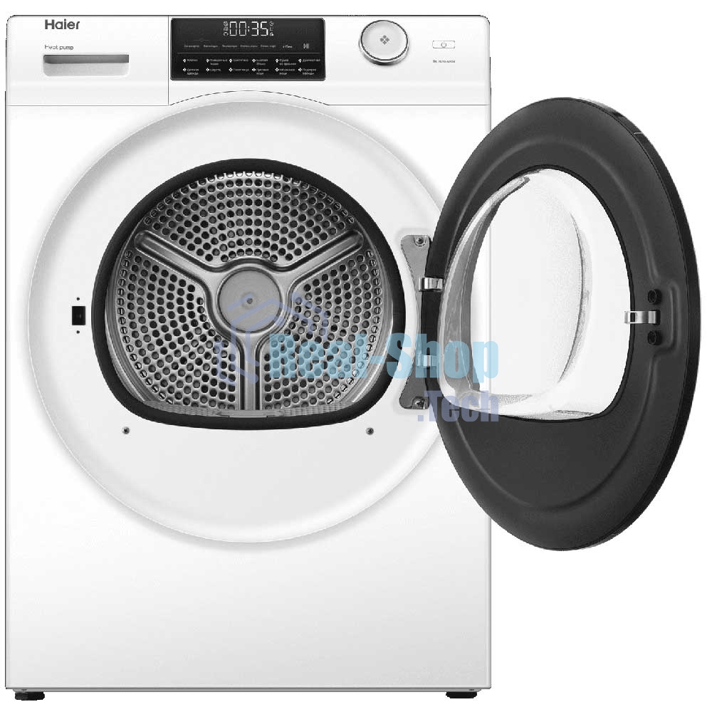Сушильная машина Haier HD90-A2959 белый, 9 кг, сушка - тепловой насос, программ - 12, 59.5 x 84.5 x 66.5 см