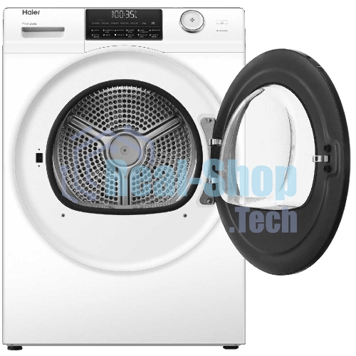 Сушильная машина Haier HD90-A2959 белый, 9 кг, сушка - тепловой насос, программ - 12, 59.5 x 84.5 x 66.5 см