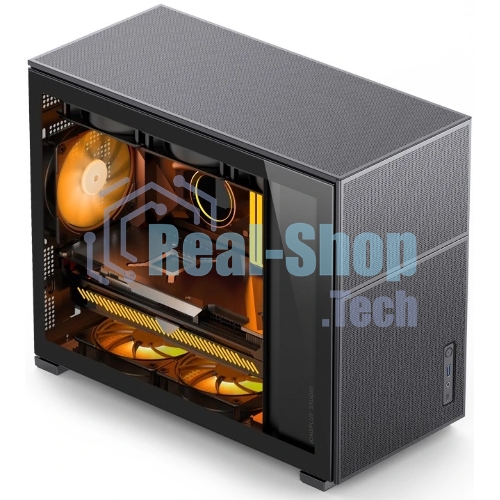 Корпус без блока питания JONSBO D31 MESH Black MATX без БП, боковая панель из закаленного стекла, mini-ITX, micro-ATX, черный