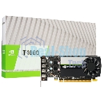 Видеокарта NVIDIA Quadro T1000 4G - BOX, brand new original with individual package, - include ATX and LT brackets (900-5G172-2550-000) (023076)