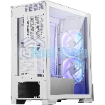 Компьютерный корпус MSI MPG VELOX 300R AIRFLOW PZ белый, Global, 2xUSB 3.2 Gen 1, 1xUSB 3.2 Gen2Type-C, 2x160мм ARGb Fan, 1