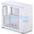 Компьютерный корпус без блока питания Case JONSBO D41 MESH, Midi-Tower, TG, no fan, 1xUSB-A 3.2 + 1xUSB-C 3.2, ATX, mATX белый