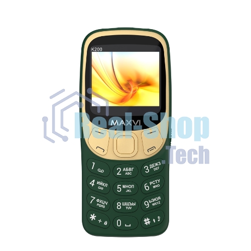 Мобильный телефон Maxvi K200 темно-зеленый