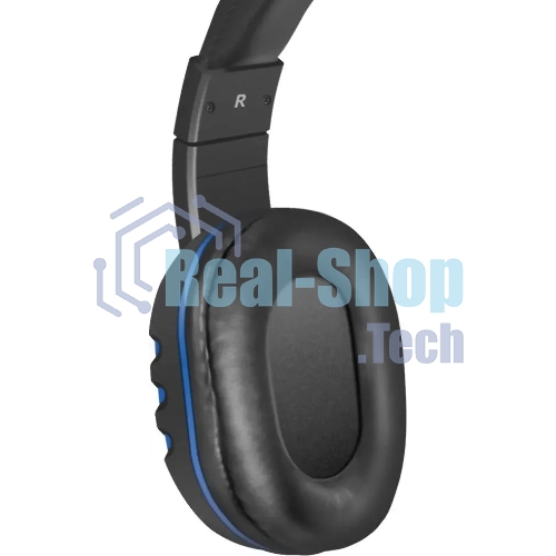 Гарнитура Defender Warhead G-160 чёрный/синий, проводная