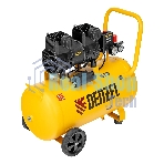 Компрессор безмасляный малошумный Denzel DLP-1500/50, 1,5 кВт, 50 л, 2850 об/мин, 250 л/мин