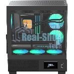 Компьютерный корпус AeroCool/Formula V Line Crystal E1 Black, ATX, TYPE-C*1, USB3.0*2, Switch Display Panel