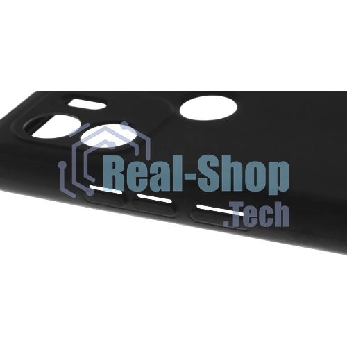 Чехол (клип-кейс) BoraSCO для Xiaomi Redmi A1+ Silicone Case черный (70938)