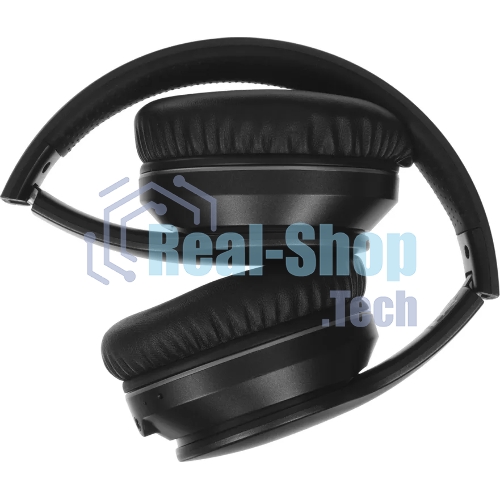 Беспроводные/проводные наушники Digma BT-19 ANC черный, накладные, Bluetooth + проводной, активное шумоподавление, складная конструкция, до 15 ч