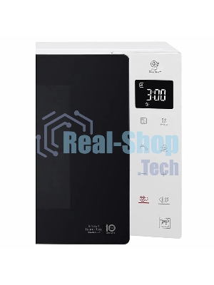 Микроволновая печь LG MW25R35GISW белый/черный, 25 л, 1000 Вт, переключатели - сенсор