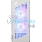 Компьютерный корпус MSI MPG VELOX 300R AIRFLOW PZ белый, Global, 2xUSB 3.2 Gen 1, 1xUSB 3.2 Gen2Type-C, 2x160мм ARGb Fan, 1