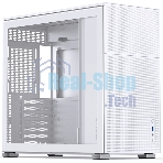 Компьютерный корпус без блока питания Case JONSBO D41 MESH, Midi-Tower, TG, no fan, 1xUSB-A 3.2 + 1xUSB-C 3.2, ATX, mATX белый