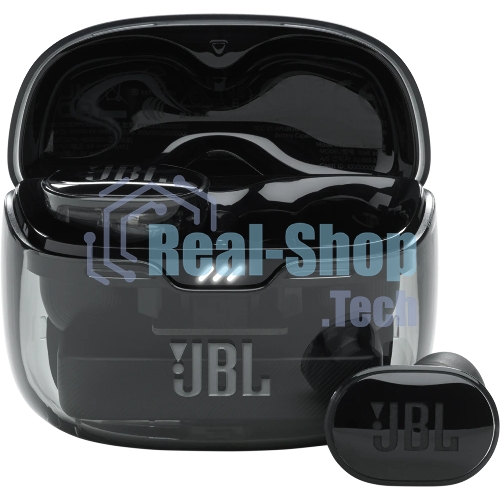 Наушники TWS JBL Tune Buds Ghost черный, внутриканальные, Bluetooth, активное шумоподавление