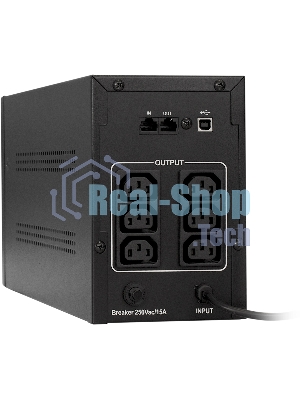 Источник бесперебойного питания ExeGate EP285529RUS SpecialPro Smart LLB-2200.LCD.AVR.C13.RJ.USB 2200VA/1300W, LCD, AVR, 6*IEC-C13, RJ45/11, USB, черный