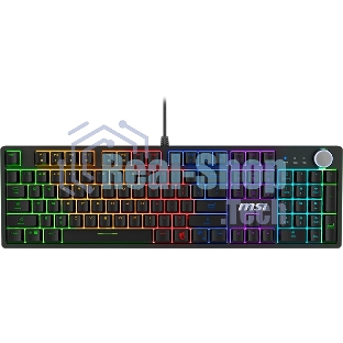 Клавиатура MSI Forge GK320 проводная, USB Type-A, чёрный