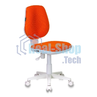 Кресло детское Бюрократ CH-W213/TW-96-1 оранжевый TW-96-1 (пластик белый)