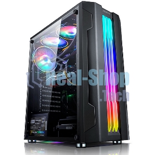 Компьютерный корпус ALSEYE Auro 3.0-B Mini-ITX/Micro ATX/ATX, USB 2.0*2+HD Audio+USB 3.0*1, 