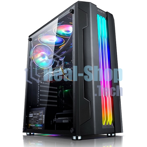 Компьютерный корпус ALSEYE Auro 3.0-B Mini-ITX/Micro ATX/ATX, USB 2.0*2+HD Audio+USB 3.0*1, 