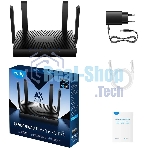 Роутер Cudy WR3000 AX3000 10/100BASE-TX/Wi-Fi черный