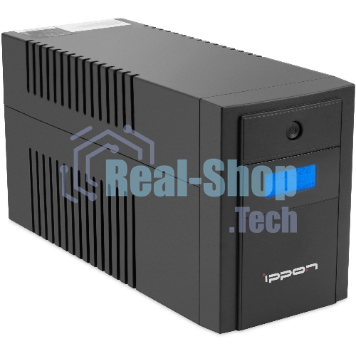 Источник бесперебойного питания Ippon Back Basic 1200 LCD Euro 720Вт 1200ВА черный