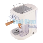 Кофеварка рожковая Maunfeld MF-737BG PRO бежевый, исп. кофе - молотый, 1.5 л, 1250 Вт, 15 бар