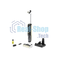 Пылесос вертикальный моющий Karcher FCV 4 белый/черный, питание от аккумулятора, 180 Вт, уборка влажная/сухая, пылесборник 0.45 л Пылесос вертикальный моющий Karcher FCV 4 белый/черный, питание от аккумулятора, 180 Вт, уборка влажная/сухая, пылесборник 0.45 л