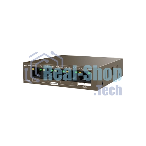 Коммутатор гигабитный IP-COM G1105PD-5-портовый PD с 4 портами PoE