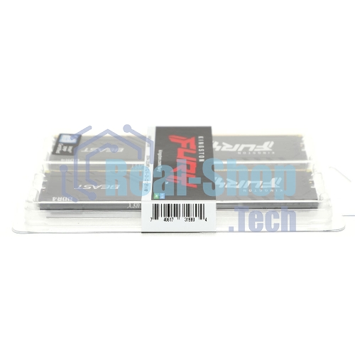 Оперативная память Kingston Fury Beast, DDR4, 64GB (2x32GB), 3200MHz, CL16, DIMM, черный