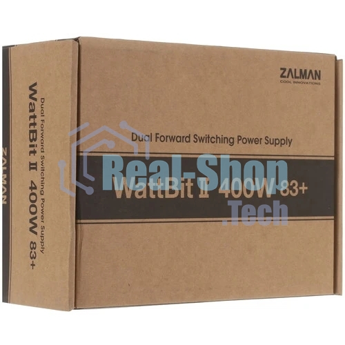 Блок питания Zalman ZM400-XEII, 400Вт, 120мм, черный