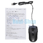Мышь проводная Oklick 325M черный, 1000 dpi, USB, кнопки - 3