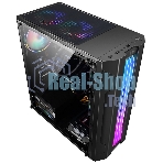 Компьютерный корпус ALSEYE Auro 3.0-B Mini-ITX/Micro ATX/ATX, USB 2.0*2+HD Audio+USB 3.0*1, 