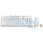 Комплект клавиатура+мышь A4Tech FStyler FG1012 беспроводной, USB, 1200 DPI, белый