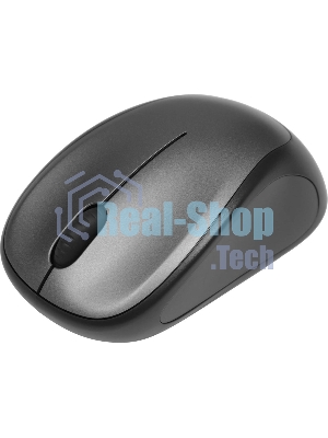 Мышь беспроводная Logitech M235 серый/черный, 1000 dpi, радиоканал, USB, кнопки - 3