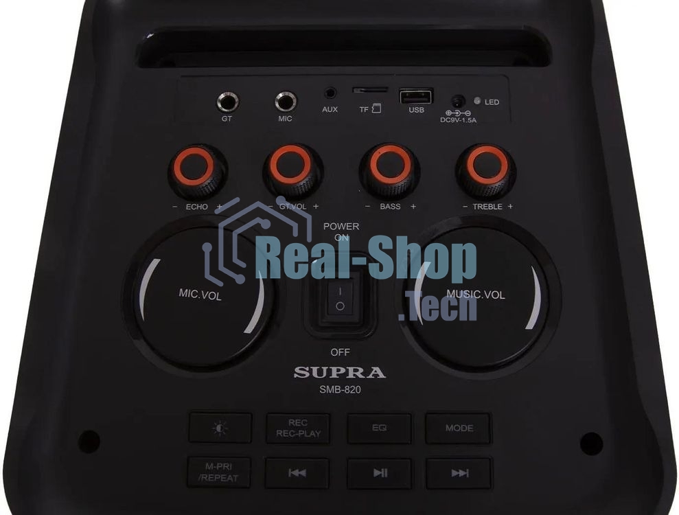 Минисистема SUPRA SMB-820 черный 550Вт FM USB BT SD