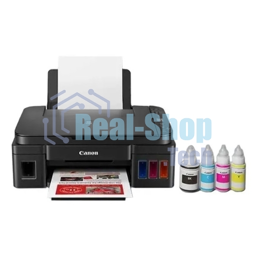 МФУ струйное Canon PIXMA G3416 (2315C052), А4, цветной, печ. 8.8 стр/мин. (ч/б) 5 стр/мин. (цвет), скан. до 3 стр/мин., 4800x1200 dpi (печать) 1200х600 dpi (скан.), USB, Wi-Fi