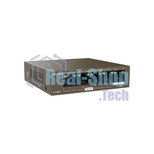 Коммутатор гигабитный IP-COM G1105PD-5-портовый PD с 4 портами PoE