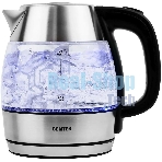 Чайник электрический Centek CT-0018, 1.2л, 1600Вт, стекло, серебристый