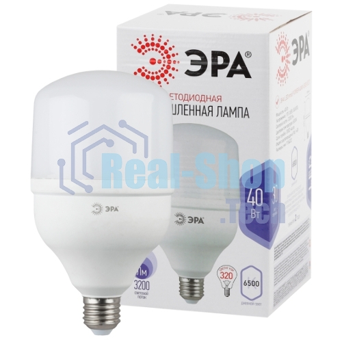 Лампа светодиодная ЭРА STD LED POWER T120-40W-6500-E27 высокомощная