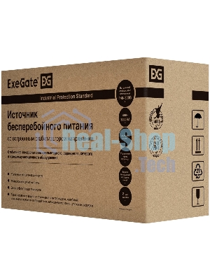 Источник бесперебойного питания ExeGate EP285529RUS SpecialPro Smart LLB-2200.LCD.AVR.C13.RJ.USB 2200VA/1300W, LCD, AVR, 6*IEC-C13, RJ45/11, USB, черный