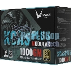 Блок питания Aerocool/Formula 1000W Retail KCAS PLUS 1000GM, 80 PLUS Gold, ATX v2.4, модульный, fan 14cm, 6x PCI-E [6+2-Pin], 10x SATA, 6x MOLEX