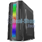 Компьютерный корпус ALSEYE Auro 3.0-B Mini-ITX/Micro ATX/ATX, USB 2.0*2+HD Audio+USB 3.0*1, 