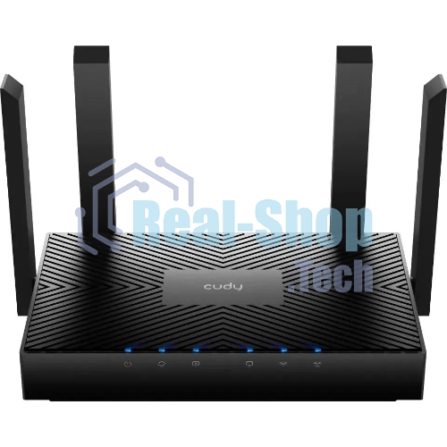 Роутер Cudy WR3000 AX3000 10/100BASE-TX/Wi-Fi черный