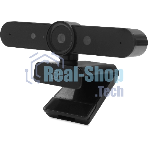 Веб-камера OKLICK OK-C031FH 1920x1080, 30 кадр/с, USB Type-A, микрофон (шумоподавление), автоматическая фокусировка, универсальное крепление