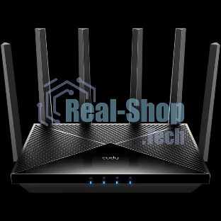 Маршрутизатор Cudy APP BE6500 2.5G Dual Band Wi-Fi 7 Mesh Router, Chipset Broadcom, 802.11be/ax/ac/a/b/g/n, 5764Mbps at 5GHz + 688Mbps at 2.4GHz, 1 x 2.5Gbps WAN Port, 4 x 10/100/1000Mbps Ports, 6 x 5dBi fixed antennas, WiFi router/AP/Repeater/WISP Mode, PPTP/L2TP/OpenVPN/WireGuard, MLO, MU-MIMO, Guest network, WPS, DDNS, IPv6, IPTV, WOL, WPA3, TR069/TR098/TR111/TR181